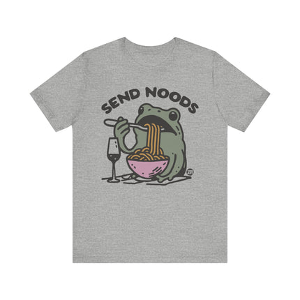 Send Noods Frog Tee, Funny Frog Send Noodles Tshirt