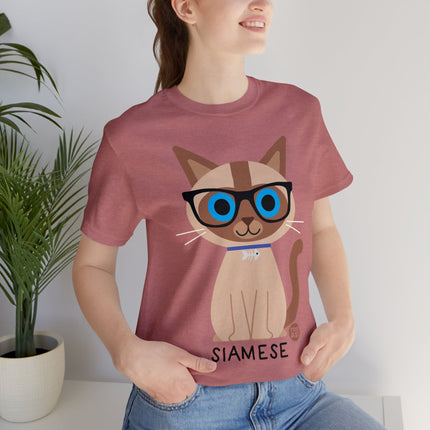 Bow Wow Meow Siamese Unisex Tee