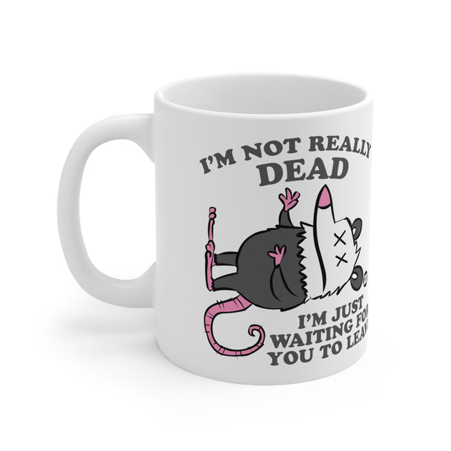 Not Dead Possum Ceramic Mug