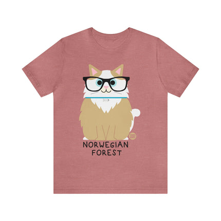 Bow Wow Meow Norwegian Forest Unisex Tee