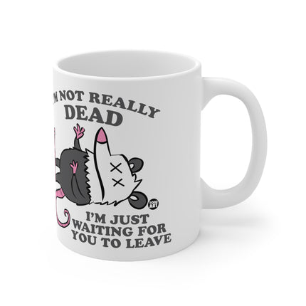 Not Dead Possum Ceramic Mug