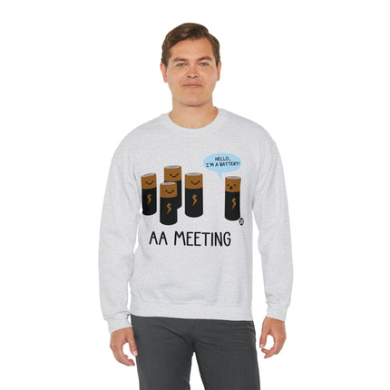 AA Meeting Battery Crewneck Sweatshirt