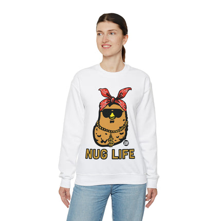 Nug Life Chicken Nugget Crewneck Sweatshirt