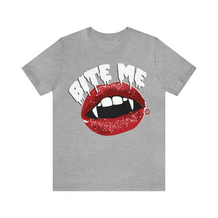 Bite Me Vampire Teeth Unisex Tee