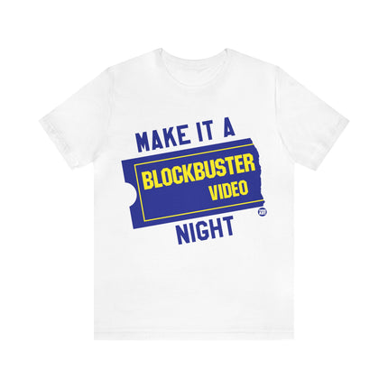 Blockbuster Night Retro Unisex Tee
