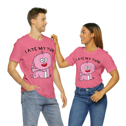 I Ate My Twin Unisex Short Sleeve Tee