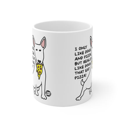 Dogs and Pizza Ceramic Mug