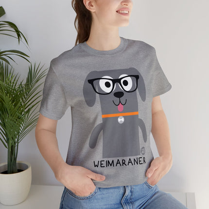 Bow Wow Meow Weimaraner Unisex Tee