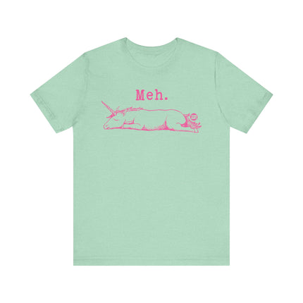 Meh Unicorn Tee, Funny Unicorn Tshirt