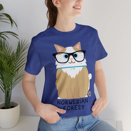 Bow Wow Meow Norwegian Forest Unisex Tee