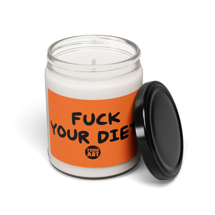 Fuck Your Diet Scented Soy Candle, 9oz