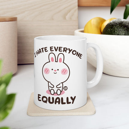 I Hate Everyone Equally Ceramic Mug