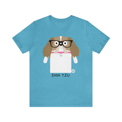 Bow Wow Meow Shih Tzu Unisex Tee