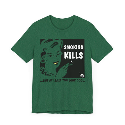 Funny "SMOKING KILLS" Tee Shirt