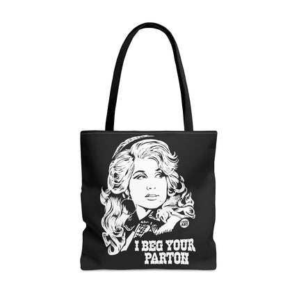 I Beg Your Parton Dolly Tote Bag