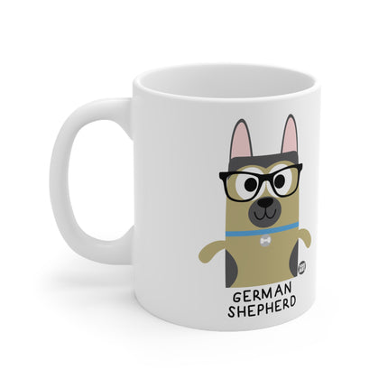 Bow Wow Meow German Shepherd Ceramic Mug