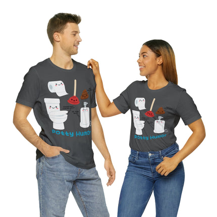 Potty Humor Unisex Short Sleeve Tee