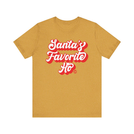 Funny "SANTA'S FAVORITE HO" Tee Shirt