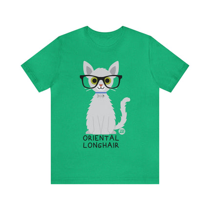 Bow Wow Meow Oriental Longhair Unisex Tee