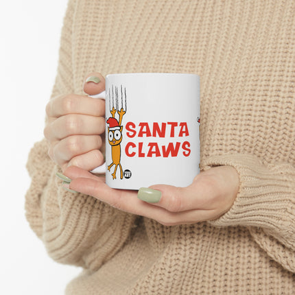 Santa Claws Cat Christmas Ceramic Mug