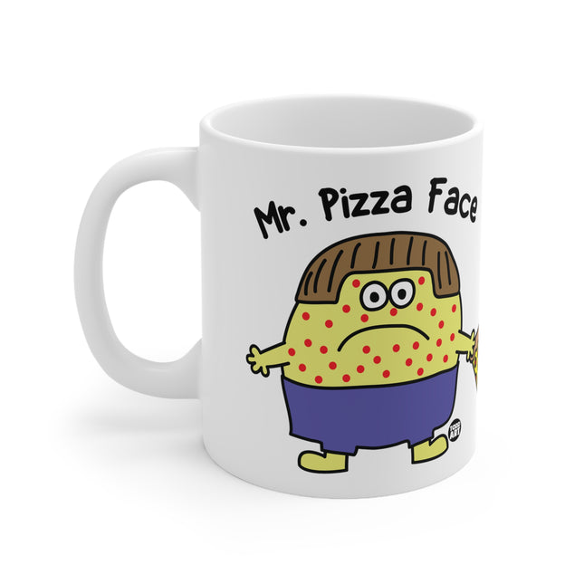 Mr. Pizza Face Ceramic Mug