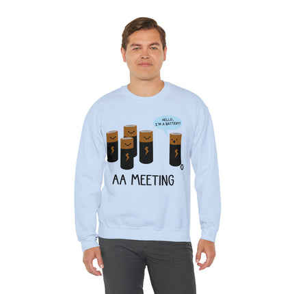 AA Meeting Battery Crewneck Sweatshirt