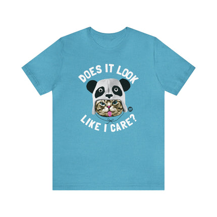 Does It Look Like I Care Cat Unisex Tee