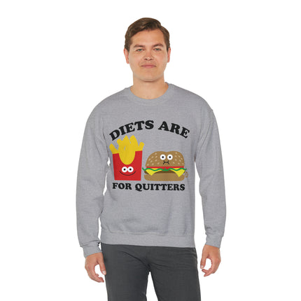 Diets Are For Quitters Crewneck Sweatshirt