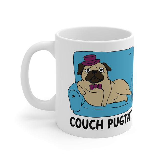 Couch Pugtato Ceramic Mug
