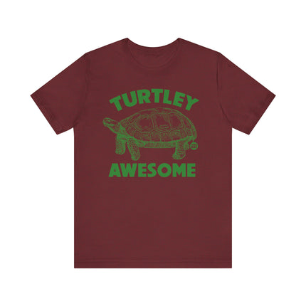 Funny "TURTLEY AWESOME" Tee Shirt