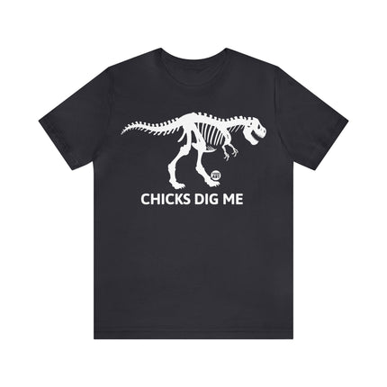 Chicks Dig Me Dinosaur Unisex Tee