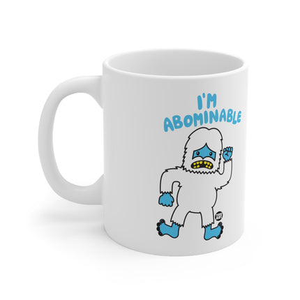 I'm Abominable Snowman Christmas Ceramic Mug