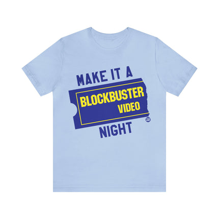 Blockbuster Night Retro Unisex Tee