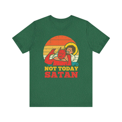 Funny "NOT TODAY SATAN" JESUS Tee Shirt