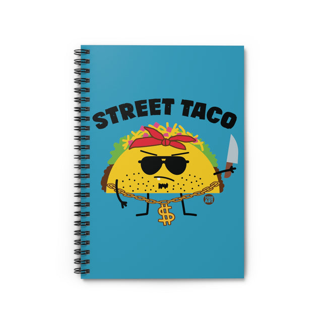 Street Taco Spiral Notebook - Ruled Line