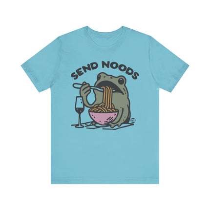 Send Noods Frog Tee, Funny Frog Send Noodles Tshirt