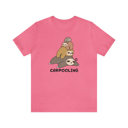 Sloth Stack Carpooling Unisex Tee