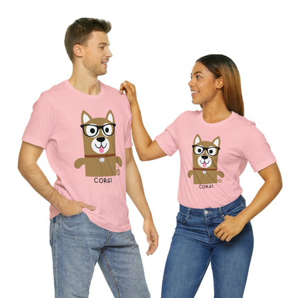 Bow Wow Meow Corgi Unisex Tee