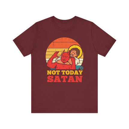 Funny "NOT TODAY SATAN" JESUS Tee Shirt