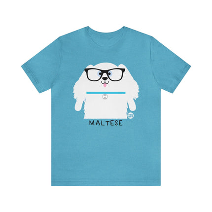 Bow Wow Meow Maltese Unisex Tee