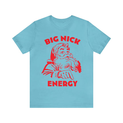 Big Nick Santa Unisex Short Sleeve Tee