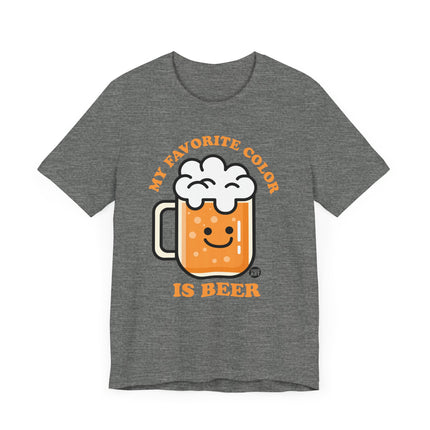 Funny "MY FAVE COLOR IS BEER" Tee Shirt