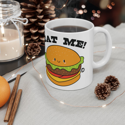 Eat Me Burger Ceramic Mug