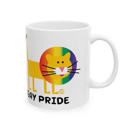 Gay Pride Lion Ceramic Mug