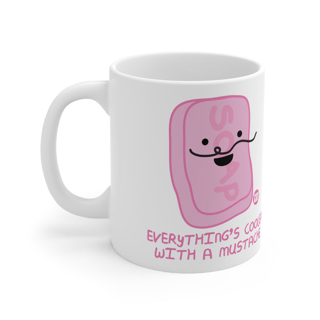 Cooler With Mustache Ceramic Mug