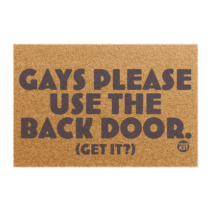 gay Use Backdoor Doormat