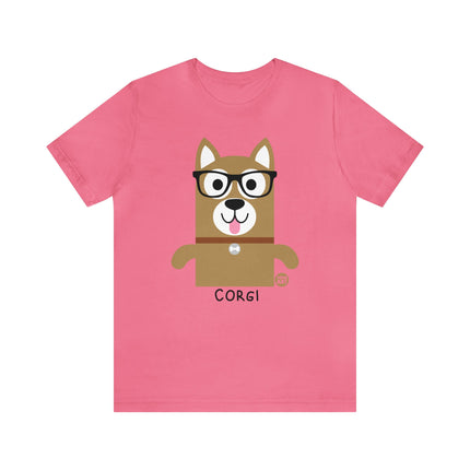 Bow Wow Meow Corgi Unisex Tee