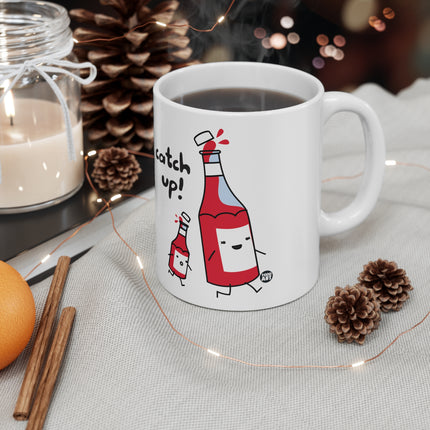 Catch Up Ketchup Ceramic Mug
