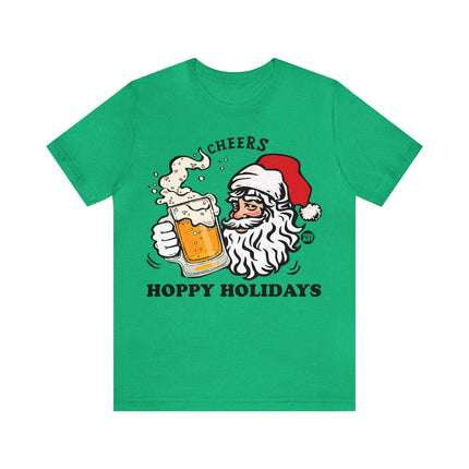 Hoppy Holidays Santa Beer Unisex Tee