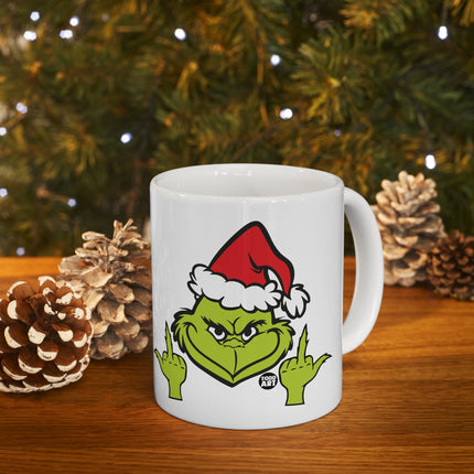 Grinch Fuck You Christmas Ceramic Mug